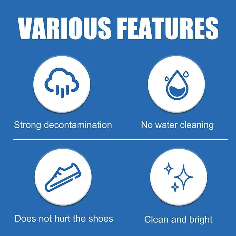 Magic Shoe Whitening Cream + Free Sponge