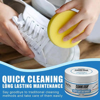 Magic Shoe Whitening Cream + Free Sponge